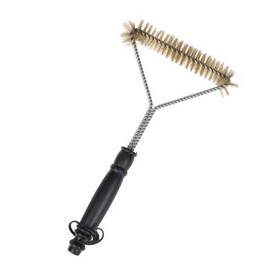 China Wholesale Easily Cleaned Grill Brush and Scraper Steel Wire Grill Cleaning Brushes Barbecue BBQ Brush for sale