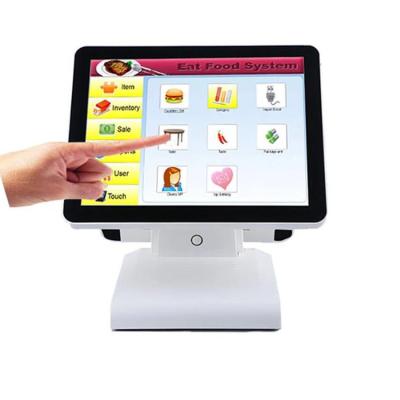 China All-in-one stores restaurant POS machine, POS software, POS system I3 I5 I7 high speed CPU for option for sale