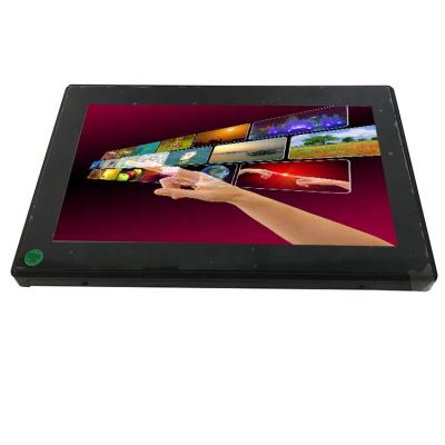 China Indoor or Outdoor Advertising 10.1 Inch True IP 65 1000nits 1280*800 HD Flat Industrial Touch Display Capacitive Android Touch Monitor for sale