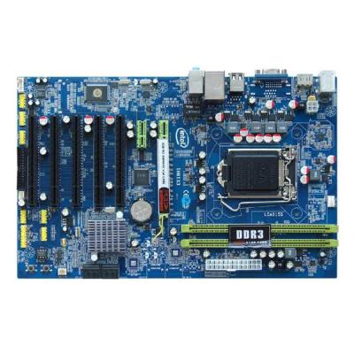 China 16314A Desktop Motherboard H61chipset LGA 1155 2*DDR3 1066/1333 1*PCI 16X/1X 5*PCI Express Slot for sale