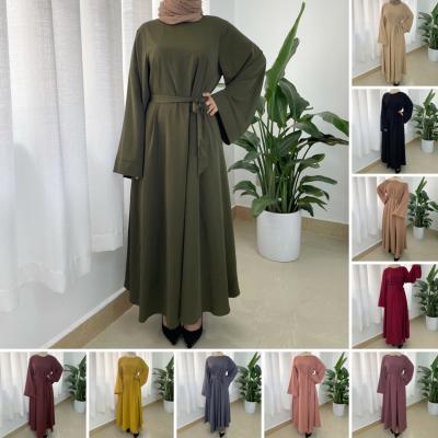 China Hot Selling Muslim Abaya Muslim Robe Plus Size Modest Muslimah Styling Dubai Hot Sale Latest Designs Long Kimono Robe Gown for sale