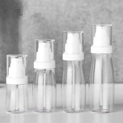 China New Design Fancy Cosmetic 30ML PETG Spray Bottles 1oz Cosmetic Lotion Pump Bottle For Cosmetic Packaging for sale