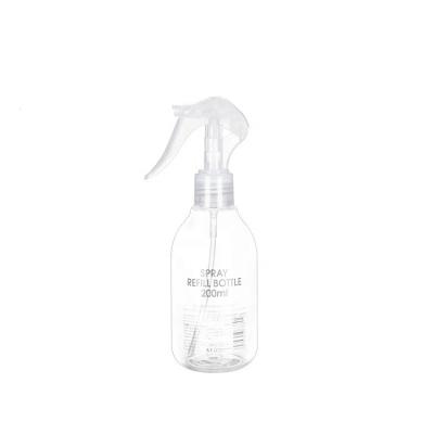 China 24/410 mm Trigger Spray Cosmetic Clear Plastic Bottle for Barber Salon Garden 200ml and 350ml for sale