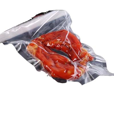 China High Quality And Long Duration Food Grade Packaging Moisture Proof Transparent Vacuum Bag For Meat And Seafood for sale