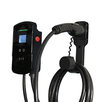 China Fast Charging Customized 32A 11KW 22KW EV Charger Electric Car Three Phase Wall Mounted Charging Station for sale