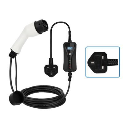 China New Fast Charging Electric Vehicle Car Charger Type - 2 Type 1 J1772 16A Portable AC Ev Charger for sale