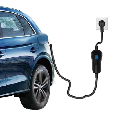 China 3.5KW AC Ev Charger 3.5KW EVSE Adjustable Current Portable Type 1 Car Electric Vehicle Car Charger 16A Ev J1772 TA-1AC220/3.5 for sale