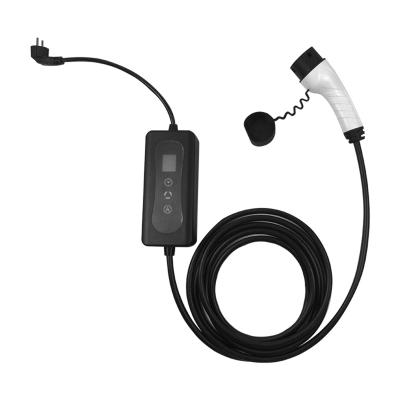 China 16A AC Charger 3.5KW EVSE Ev Charger Adjustable Current Portable Electric Vehicle Car Charger Type Ev-2 IEC62196 Type 1 J1772 TA-1AC220/3.5 for sale