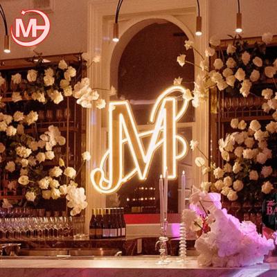 China Wedding Light Neon Body Party LANDSCAPE MH Sign Dropshipping 12V LED Neon Lights RGB Neon Flex Light Customized Angel Lights for sale