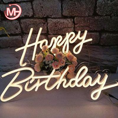 China Decoration Drop Shipping Happy Birthday Neon Sign Party Neon Sign Custom Lights for sale