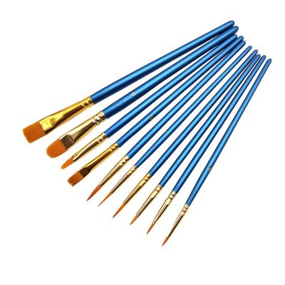 China Used for painting and stamping. Good quality Chinese artist nylon brush set with competitive price and popular style for sale