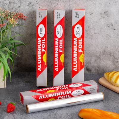 China Food Chemical Feet Microwave Aluminum Foil Heavy Duty Silver Safe Heavy Duty Aluminum Foil Widely Used Rolls And Kraft Paper Toxin Free for sale