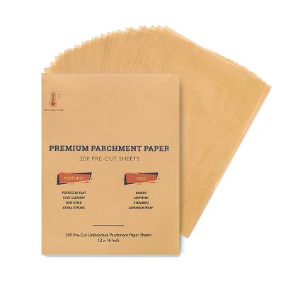 China Greaseproof Food Wrapper Use Greaseproof Printed Baking Paper Parchment Paper For Baking for sale