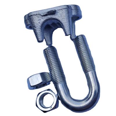 China All Industry China Manufacturing High Quality Galvanized Steel Wire Rope Sling Clip With U Bolt for sale