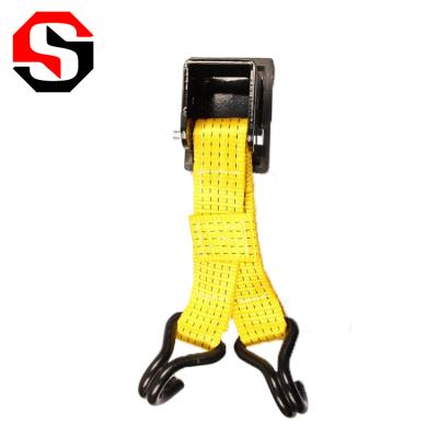 China Match With Farm Jack To Lift Tire FJM48I Ningbo Factory Customized Off Road Recovery Polyester Yellow Farm Jack Accessories For 4X4 for sale