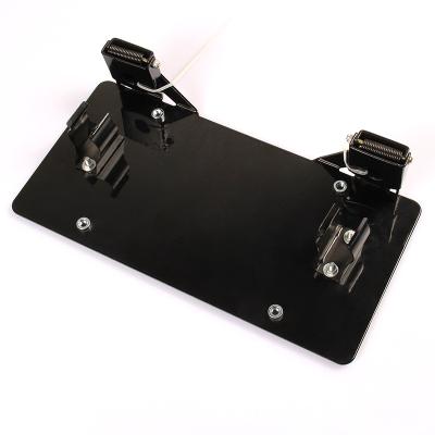 China Aluminum Detachable Roller Hawse Fairlead License Plate Mount For 4X4 Winch for sale