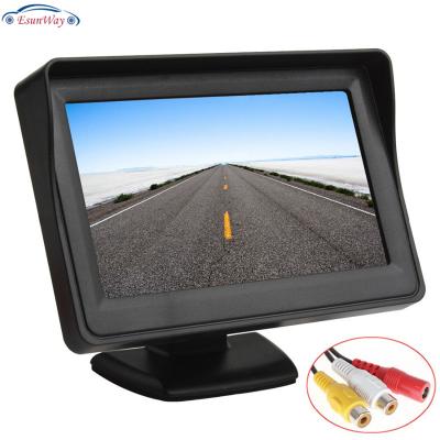 China 4.3Inch Color TFT LCD Reverse Rear View Monitor For Car Backup Camera 4.3Inch Screen Display EW-4.3Monitor1 for sale