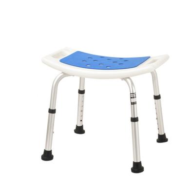 China Aluminum Frame Bath Seat Shower Chair Adjustable Shower Bench Disabled Shower Chair For Old for sale