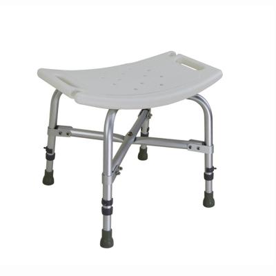 China Aluminum Shower Frame Disabled Clean Commode Chair Elderly Shower Chair for sale