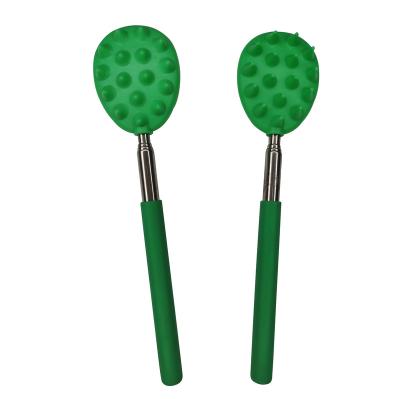 China Eco-Friendly Multifunctional Private Label Mini Pocket Extendable Massage Back Scratcher with Soft Rubber Grips for sale