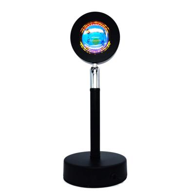 China Modern Eternal Rotatable Smart Rotatable Floor Lamp 180 Degree Rainbow Modern Floor Lamp Sunset Lights Decorative Lamp for sale