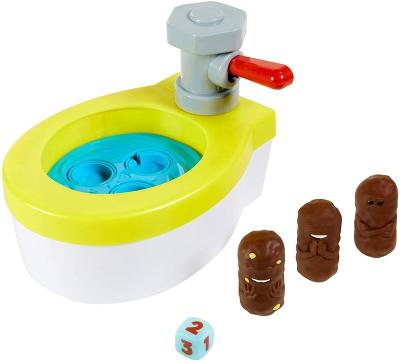 China Decompression Best-Selling Toilet Spray Toy Flushing Frenzy Game Tricky Toy For Kids for sale