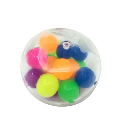 China Hot Sale Amazon DNA Gurgling Squeeze Squeeze Ball TPR Stir Sensory Toys Ball for sale