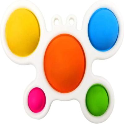 China New Fashionable Creative Butterfly Wiggle Dimple Push Toys For Toddler Children for sale