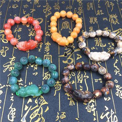 China Pixiu Style Lead Free and Nickel Free Handmade Hot-selling Natural Stone Beaded Bracelet for sale