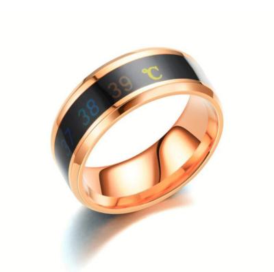 China No Nickel Lead Free Hot Selling Gold and Silver and Black Zircon Stylish and Modern Ring for Personal Decoration for sale