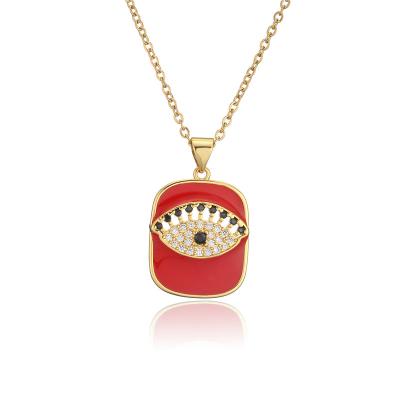 China No Nickel Retro Wholesale Price Lead Free Classic Necklace With Eyes For Personal Decoration for sale