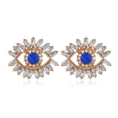 China No Nickel Lead Free Wholesale Light And Simple Demon Eye Stud Earrings For Personal Decoration for sale