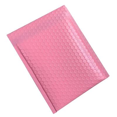 China Wholesale Bubble Pad Envelope Tear-proof Self Sealing Shirt Package Custom Pink Matte Bubble Mailers 8x12 Express Packaging for sale