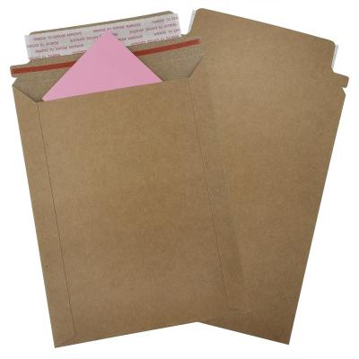 China Do Not Bend Factory Custom Material Hard Cardboard Envelope Rigid Envelopes Packaging A4 Mailing Envelopes Eco Cardboard for sale