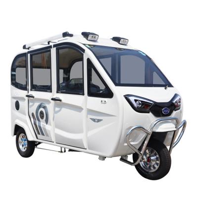 China 2023 new design Hengtop EV 3 leather wheel electric tricycle enclosed electric tricycle China 5 door Tuktuk in low price for sale