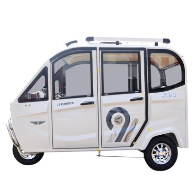 China Low price leather sedan Hengtop EV hot sale electric car passenger enclosed 3 wheel electric tricycle for sale