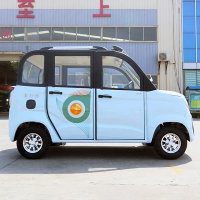 China Hot Sale 4 Seats Electric Car Leather Cars New Model Range Electric Vehicle Mini Electric Car For Adult From China for sale