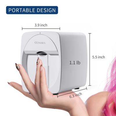 China O2 NAILS New Arrival o2nails mobile nail printer professional for nail spa nail art equipment for manicure for sale