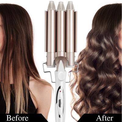 China Ceramic Waves Curling Professional Hair Curler Hair Carestyling Tools Wave Hair Styler Curling Irons for sale