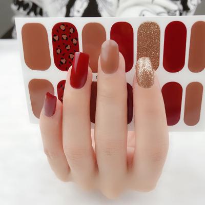 China Real Environmental Nail Stickers High Quality Nail Gel Polish Nail Strips #1 for sale