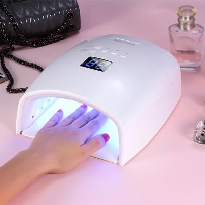 China Nail Lamp 48W Plastic Rechargeable Cordless Nail Dryer LED Lamp UV Gel Polish Curing Machine Nail Art Tools Lamps for sale