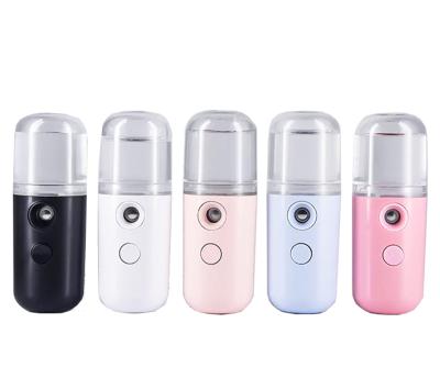 China Mist Sprayer Body Humidifier DEEP CLEANSING Facial Steamer Moisturizing Mist Cooling Device Mini Facial Spray Beauty Skin Care Tools for sale