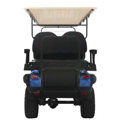 China New Popularity Fully Enclosed High End Quality Electric Professional Design New Trend 4+2 Seats Chasing Golf Cart Mini Golf Cart 205/50-10 4 PAIRS for sale