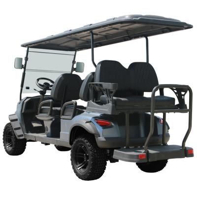 China Trustworthy China Fully Enclosed Supplier Wholesaler Professional Design 4+2 Seats Chasing Electric Golf Trolley Cart 22*10-14 for sale