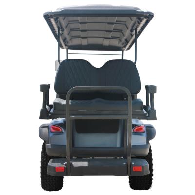 China Wholesaler Product High Popularity New Quality Electric Good Trend In Stock 4+2 Seats Electric Golf Cart Chasing Golf Cart 22*10-14 for sale