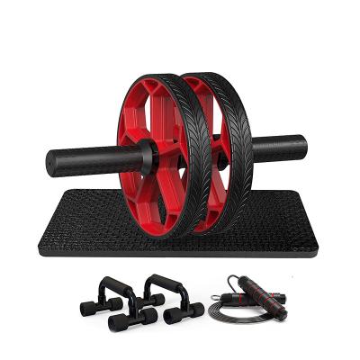 China GAION durable abs roller customize logo ab roller set with drop shipping home gym ab workout 6 in 1 wheel ab roller kit for sale