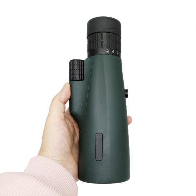 Chine Adaptateur monoculaire de Smartphone de télescope du bourdonnement 10-30×50 vert portatif pour la hausse campante à vendre