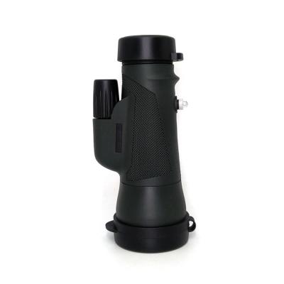 China Handheld Mobile Phone Telescope 12x50 Waterproof Monocular Adjustable Phone Holder for sale