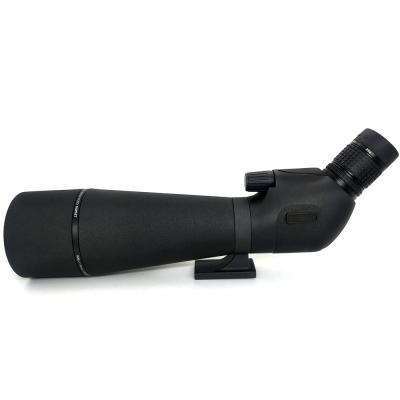 China 20-60x80 HD Spotting Scope 45 Degree Angled Spotting Scope with BAK4 Prism for Long Distance Observation for sale