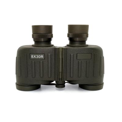 China 8X30R Binoculars with Reticle Waterproof BAK4 Lens Binoculars NBR Durable Housing for Birdwatching Hiking for sale